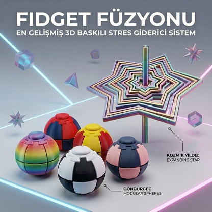 Döndürgeç & Kozmik Yıldız - 2'li Süper Stres & Odaklanma Seti